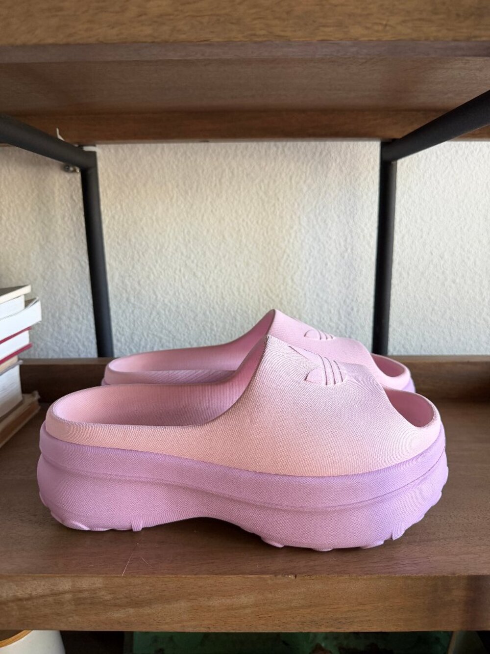 ADIDAS Adifom Stan Smith platform slides in Pink/Lavender UK7/US8, UK9/US10